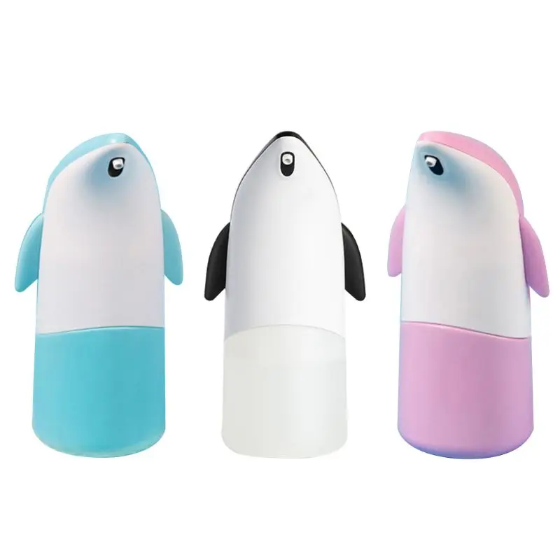 

Cute Penguin Pattern Soap Dispenser Touchless Automatic Foaming Device Infrared Motion Sensor for Kitchen Bathroom Wholesale