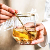 creative whipping top whiskey rock crystal glass normann rotate scopperil liquor whisky wine cup cognac brandy snifters tumbler
