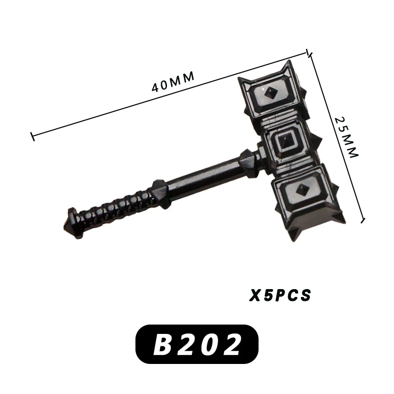 Средневековые Рыцари группа карликовое оружие пистолет солдат для 4 см мини