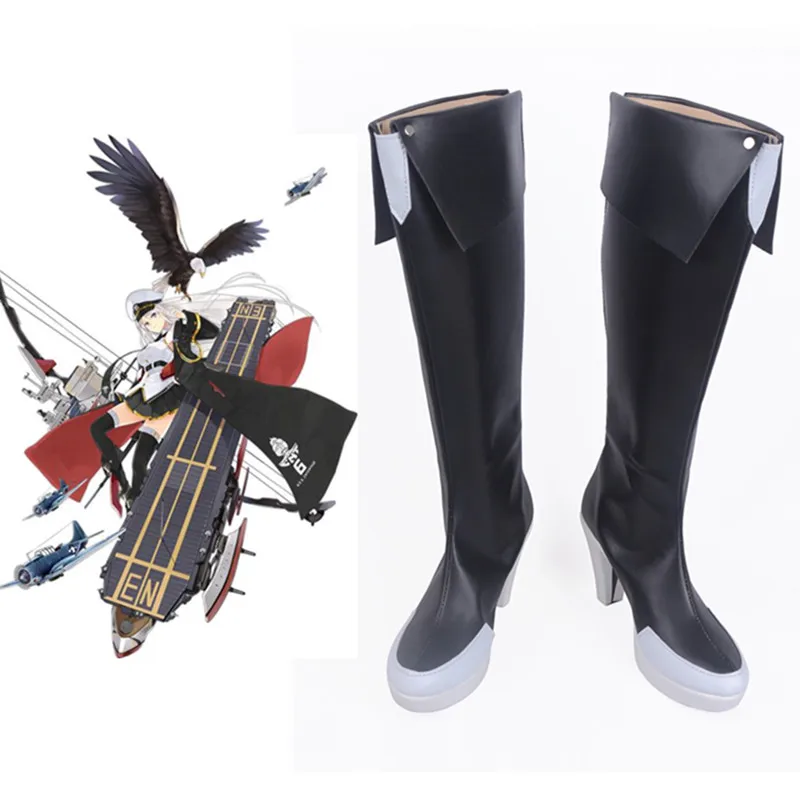2019 game Azur Lane USS Cleveland shoes Cosplay Custom anime character Fashion men and women cartoon | Тематическая одежда и