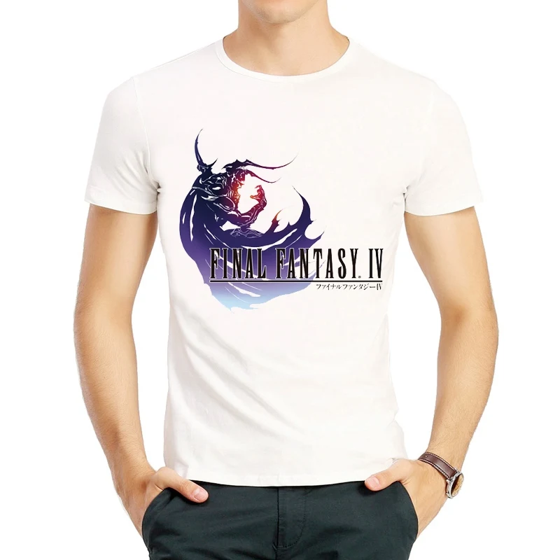 

Final Fantasy T-Shirt Mens Fashion Game Short Sleeve FF 13 Logo Tops Tees Summer O Neck Casual Game Print Clothes