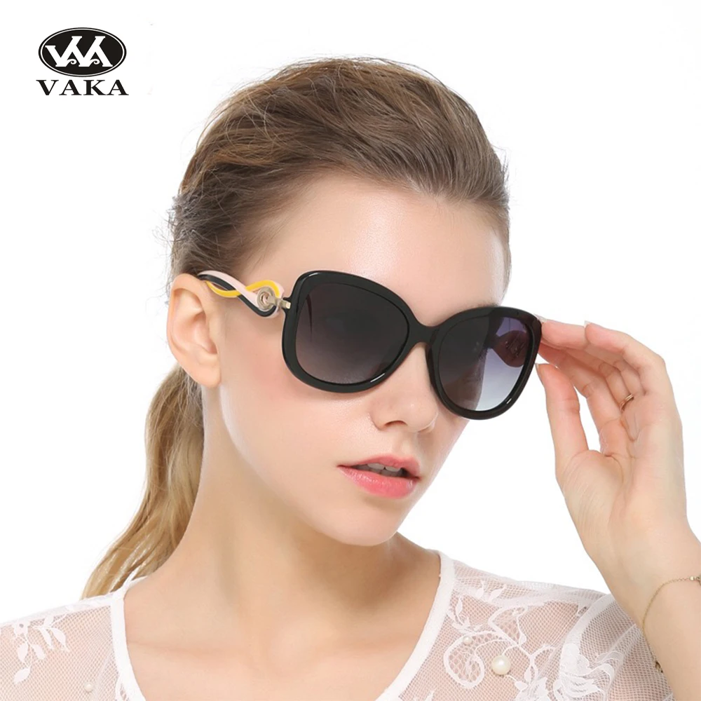 Очки солнцезащитные женские поляризационные в винтажном стиле роскошные