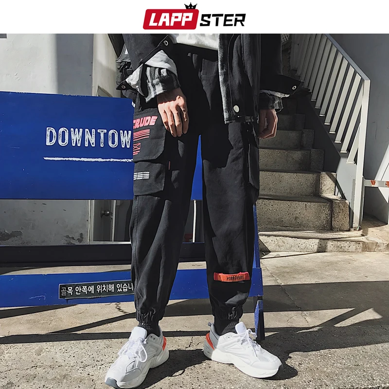 LAPPSTER мужские уличные брюки карго в стиле хип хоп 2020 комбинезоны спортивные с