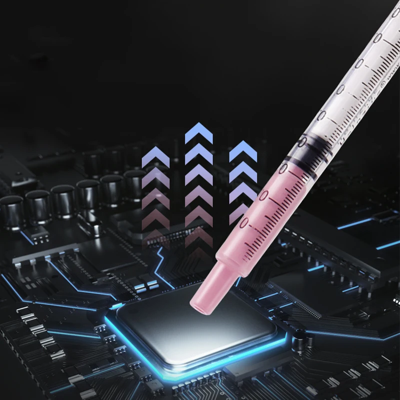 3g/20g розовый Термальность Силиконовая Смазка Шприц пасты для Процессор кулер