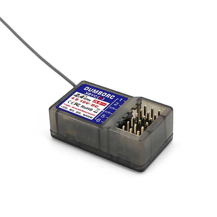 

DUMBORC X6YC 2.4G 6CH Receiver for Oil Fuel RC Car X6 X6P X4 Radio Transmitter Remote Controller DIY Parts