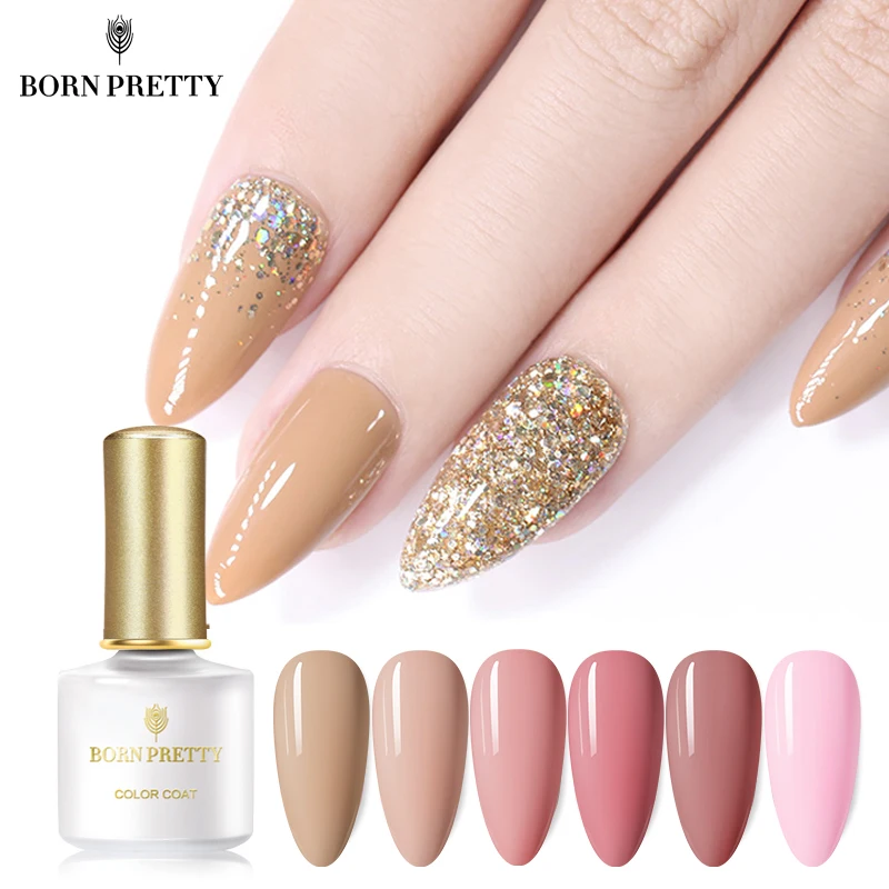 Серия BORN PRETTY Pink Гель лак для ногтей розово красный 6 м отмачиваемый УФ дизайн