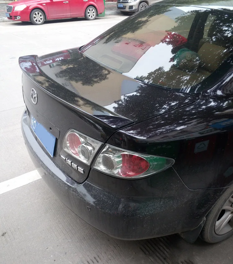 Car Styling ABS Plastic Primer black/white Color Tail Wing Rear Trunk Spoiler For Mazda 6 2003 2006 2009 2010 2011 2012 2013 | Автомобили