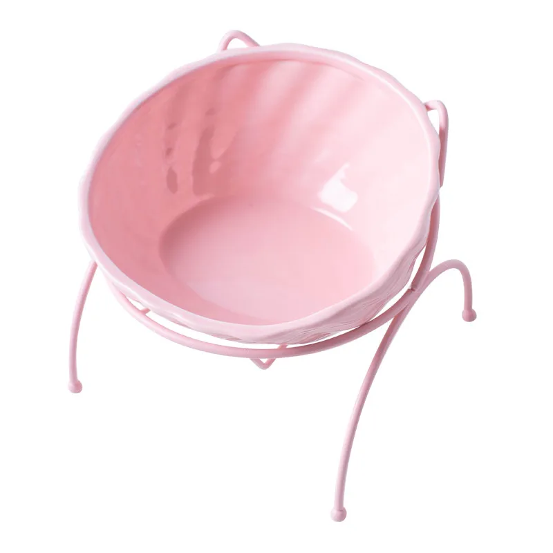 Керамическая собачья миска для кошек с подставкой наклонным наклоном Защита