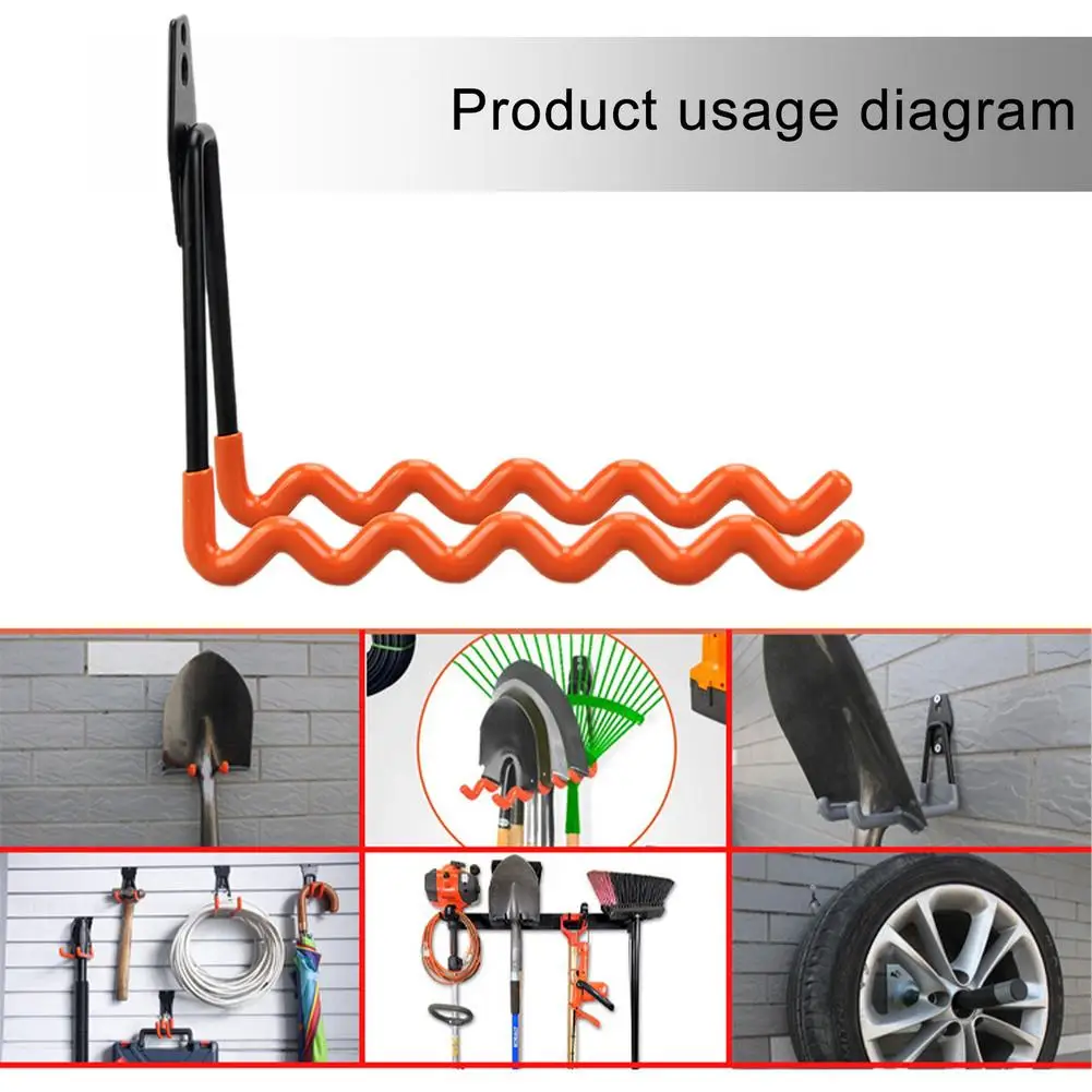 Wall Mount Garage Bike Hanger Storage Hook Heavy Duty Metal Tility Rack Garden Organizer Hooks Warehouse Bicycle Parking |