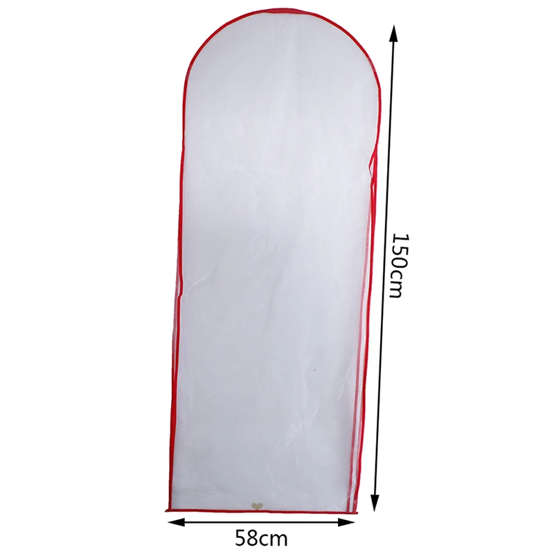 

180cm/150cm Wedding Dress Cover Garment Bag Long Clothes Protector Case Dust Proof Covers Wedding Dresses Garment Dust Bag