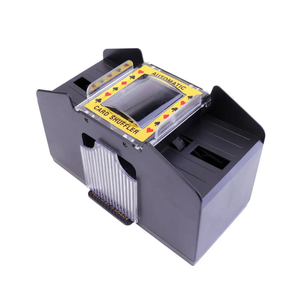 

Board Game Poker Electric Automatic Shuffler Perfect Without Battery for Bridge Poker Sized (Black,