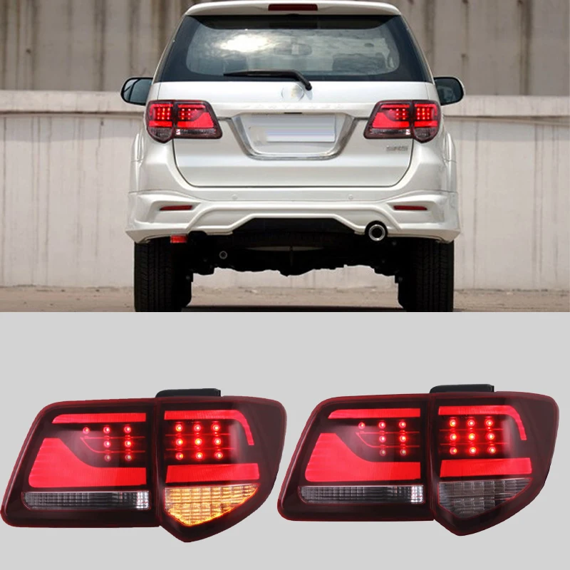 

Car LED Tail Light Assembly 2012-2015 for Toyota FORTUNER Runner Car Accessories Modification LED Rear Taillight Signal Light