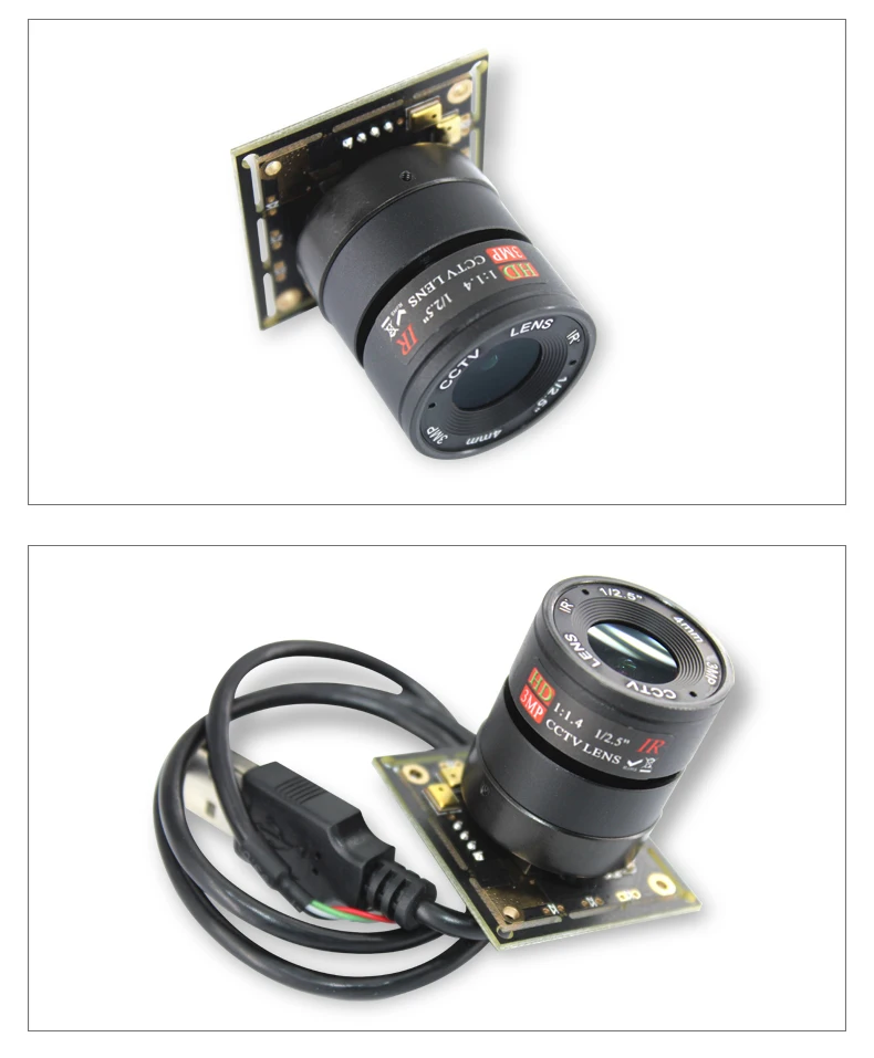 

2 million pixels 1080P HD H264 format telephoto lens camera module with microphone support OTG