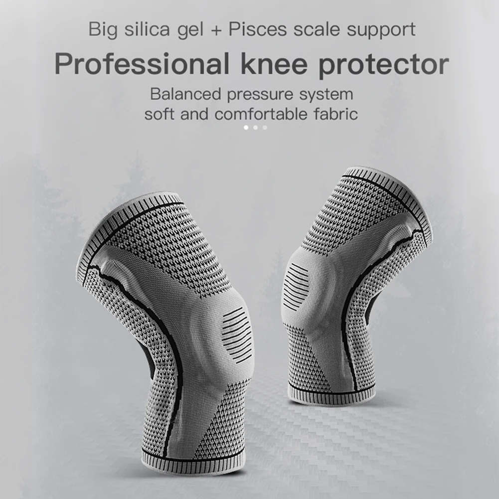 Спортивные Компрессионные наколенники трикотажные детали 1 шт. дышащие для