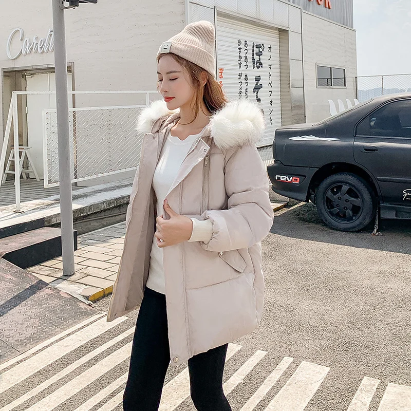 Down Jacket Women 2019 Winter Ultra Light Villus Hat Duck Warm Female Long Sleeve Coat Outwear | Женская одежда