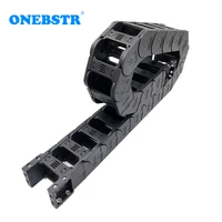 1 meter 30x57mm transmissin chain cable wire carrier drag towline with end connectors for cnc router machine tools free shipping