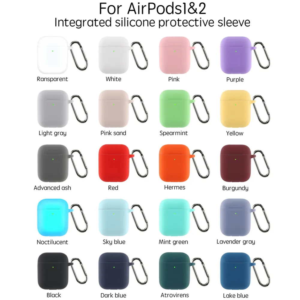 

Защитный силиконовый чехол для наушников AirPods 1 2