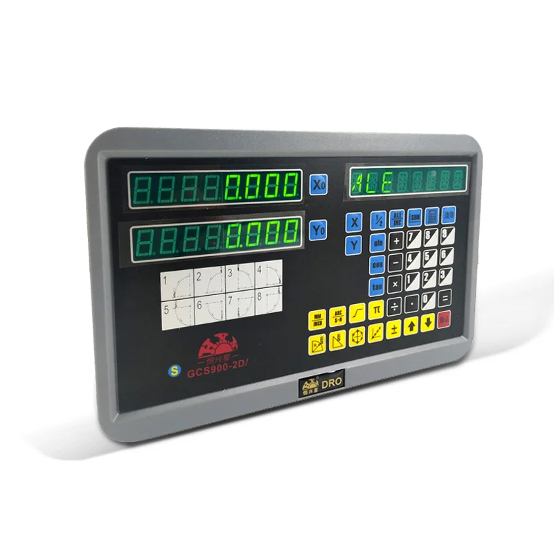 Cnc lcd высококачественный дисплей 5u линейные стеклянные весы и 2 оси для фрезерного