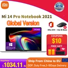 Ноутбук Xiaomi Mi 14 Pro, 16 ГБ ОЗУ, 512 Гб ПЗУ, ноутбуки Intel i7-11390Hi5-11320H, компьютер 1920x1080, IPS, Windows 10 PRO
