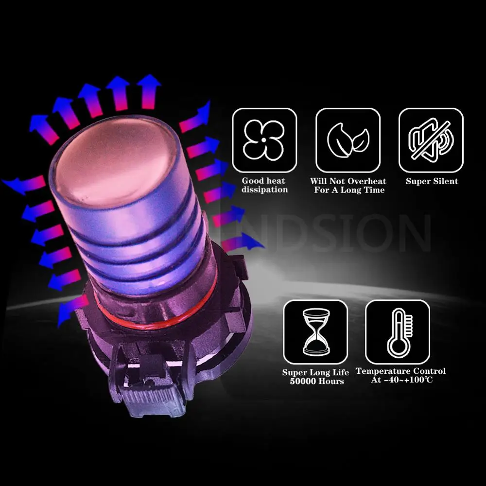 Светодиодная лампа 2xHight power 10 Вт H16 5202 PS19W 9009 Canbus без ошибок для автомобиля AUDI A3 8 P
