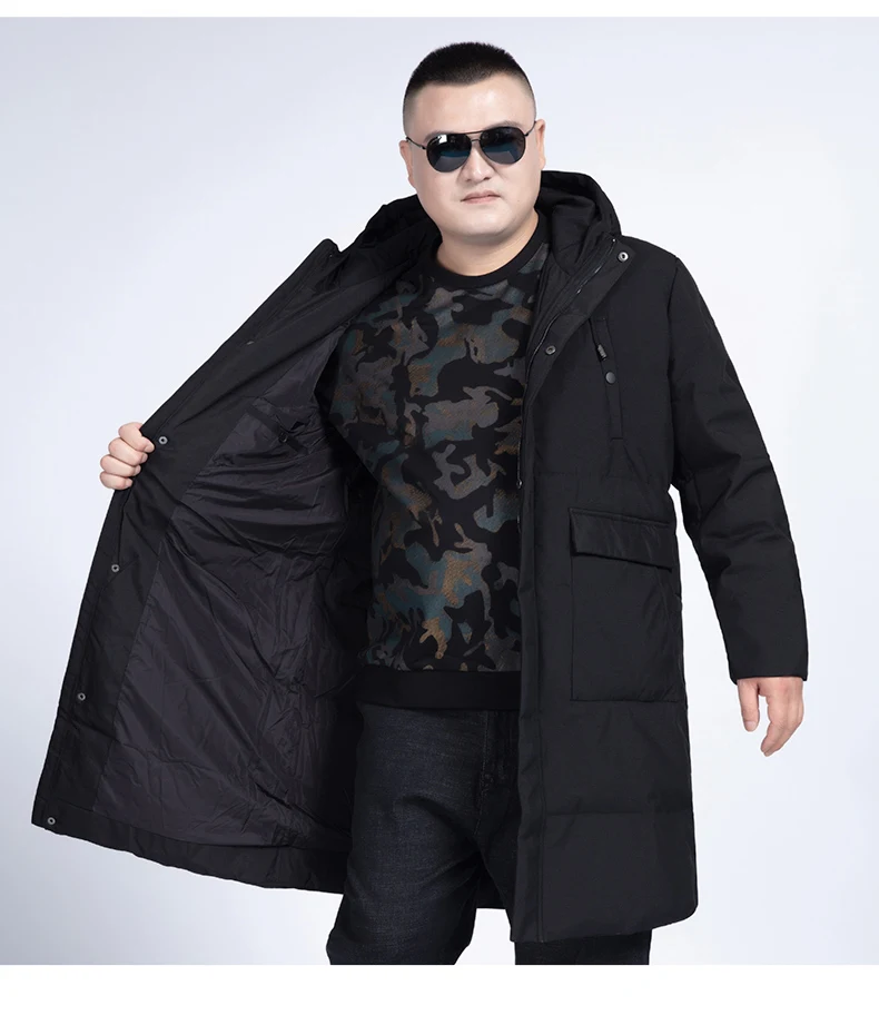 12XL 10XL 8XL 6XL 5X мужские Длинные парки hombre invierno, зимняя мужская куртка, повседневные парки, пальто с хлопковой подкладкой, Мужская Толстая теплая куртка