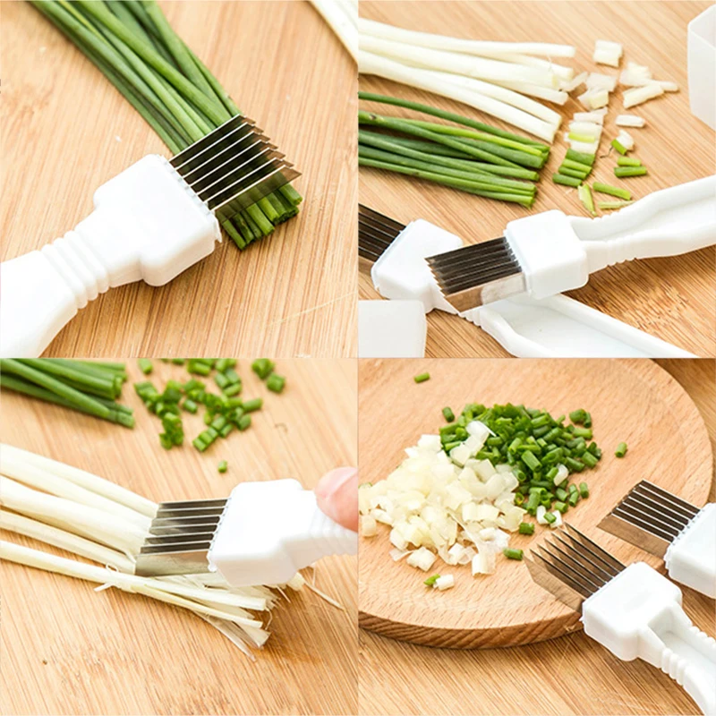 

Shallot Knife Onion Garlic Vegetable Cutter Cut Onions Garlic Tomato Device Shredders Slicers Cooking Tools Kitchen Accessories