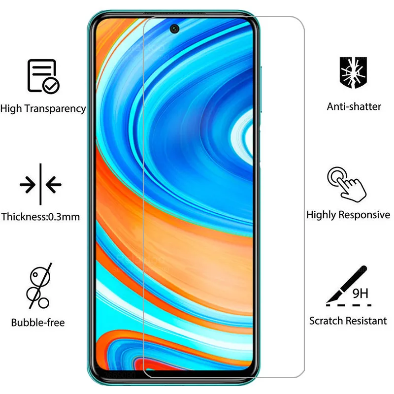 2 в 1 Защитное стекло для объектива камеры на Redmi Note 9 pro poco m3 закаленное Защита