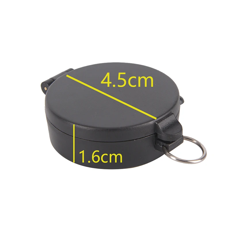 Мини Компас портативный складной объектив Военный компас черный для наружного