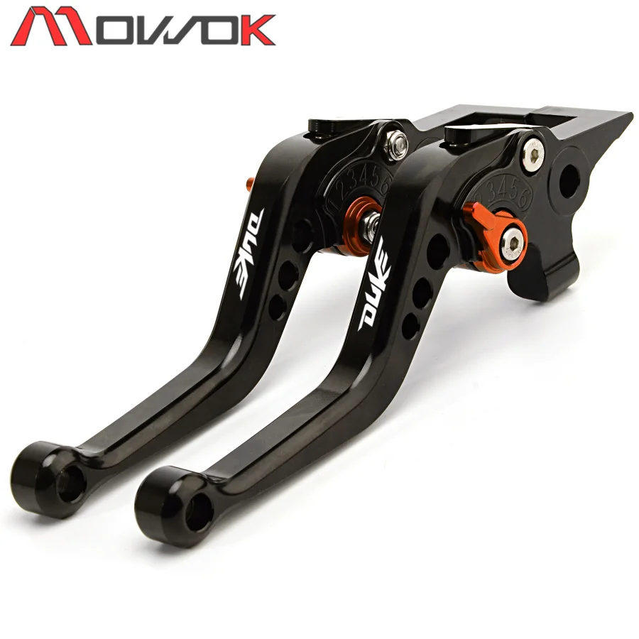 black orange B Для KTM DUKE 390 duke 125 Duke 200 2013- RC 390- колпачки для шин и мотоциклов короткий тормозной рычаг сцепления - Цвет: black orange B