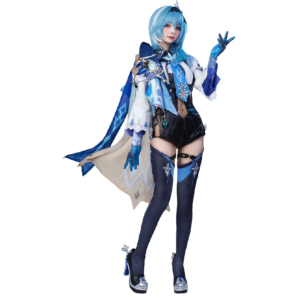 

Костюм для косплея Genshin Impact Eula жаккардовая версия C00445