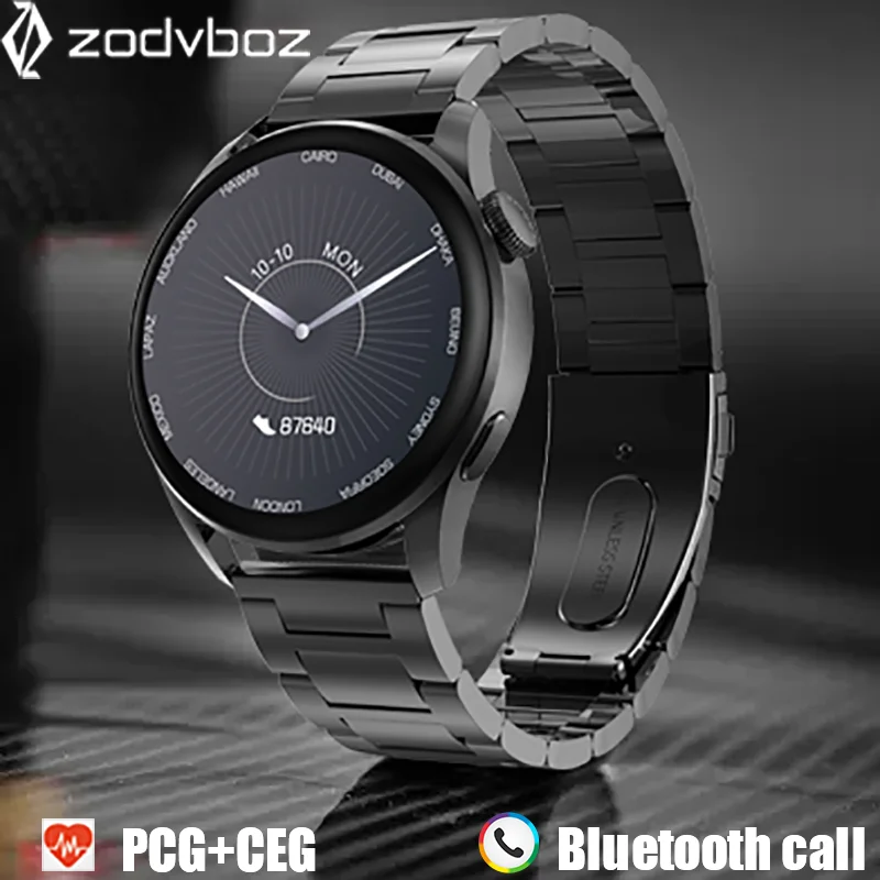 

New 1.36 inch Men Smart Watch Women HD 390*390 Fitness Bracelet Waterproof Wireless Charging Sport martwatch For Android IOS