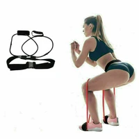 home fitness mens and womens waist booster with legs swimming training with hip puller bounce pedal pull rope yoga trainer