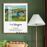paul gauguin poster gallery quality prints canvas painting landscape wall art decor ideal gift modern room home indoor decorate
