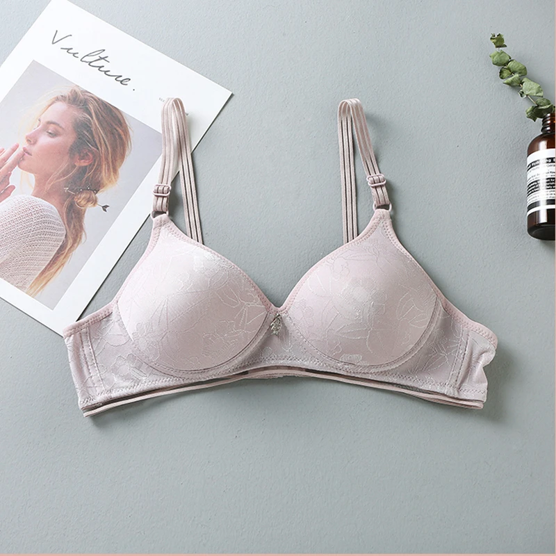 

Women Sexy Bra Push Up 36-42 A Cup Comfort Daily Wear Underwear Unpadded Wireless Bra Women Wire Free Full Coverage Bra