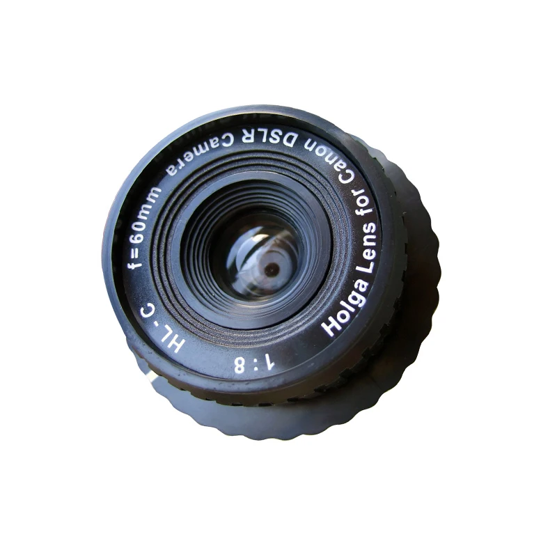 Новинка 2020 объектив Holga HL-C 60 мм f/8 0 для зеркальных камер Canon DSLR черные запчасти
