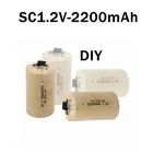 2021 новый тип шуруповерта дрель SC батарея 1,2 в 2200 мАч sub C Ni Cd перезаряжаемая батарея с tab power tool Ni Cd Subc батарея