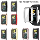 Силиконовый ремешок для смарт-часов Huawei Honor Watch ES, мягкий спортивный водонепроницаемый ремешок для наручных часов, защитный чехол для экрана
