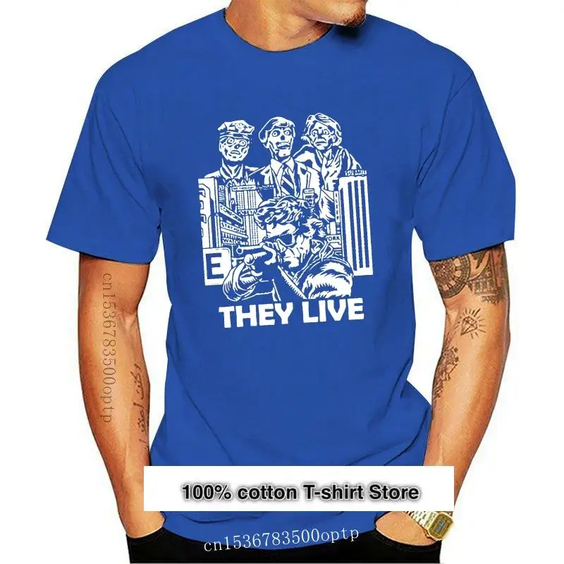 

Camiseta con póster de película de terror, camisa de todos los tamaños, de John Carpenter, V9, 1988, nuevo, S-5XL