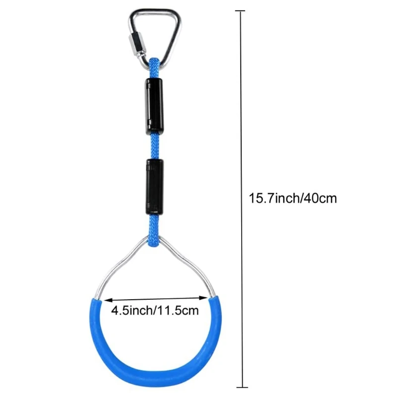 

Children Rings Swing Playground Gym Gymnastic Rings Outdoor Indoor Sports Monkey Rings Obstacle Rings