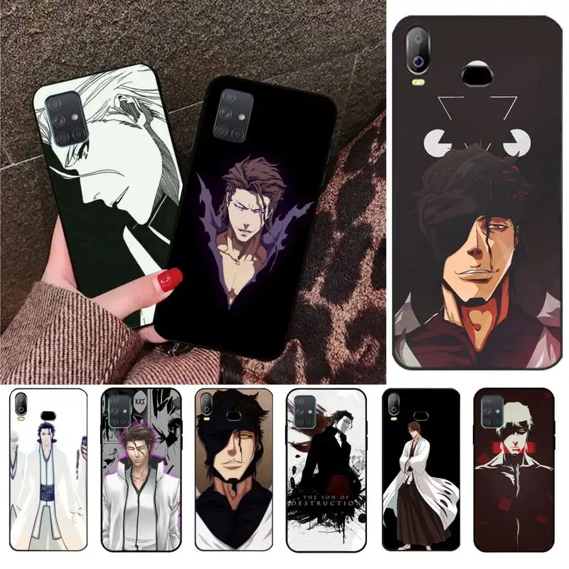 Мягкий чехол для телефона с аниме отбеливателем Aizen Samsung Galaxy A01 A11 A31 A81 A10 A20 A30 A40 A50 A70