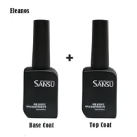 eleanos base and top coat gel nail polish 15ml uv led lamp semi vernis permanent nail art soak off hybrid varnishes