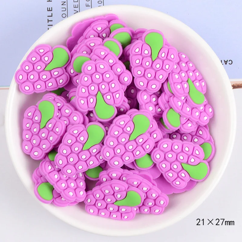 30 шт. фруктовые ломтики слайм шармы товары комплект наполнителя пушистые слаймы