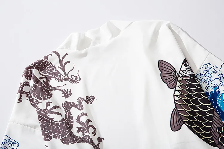 

Kimonos Woman 2021 Japanese Kimono Cardigan Cosplay Shirt Blouse For Women Japanese Yukata Female Summer Beach Kimono