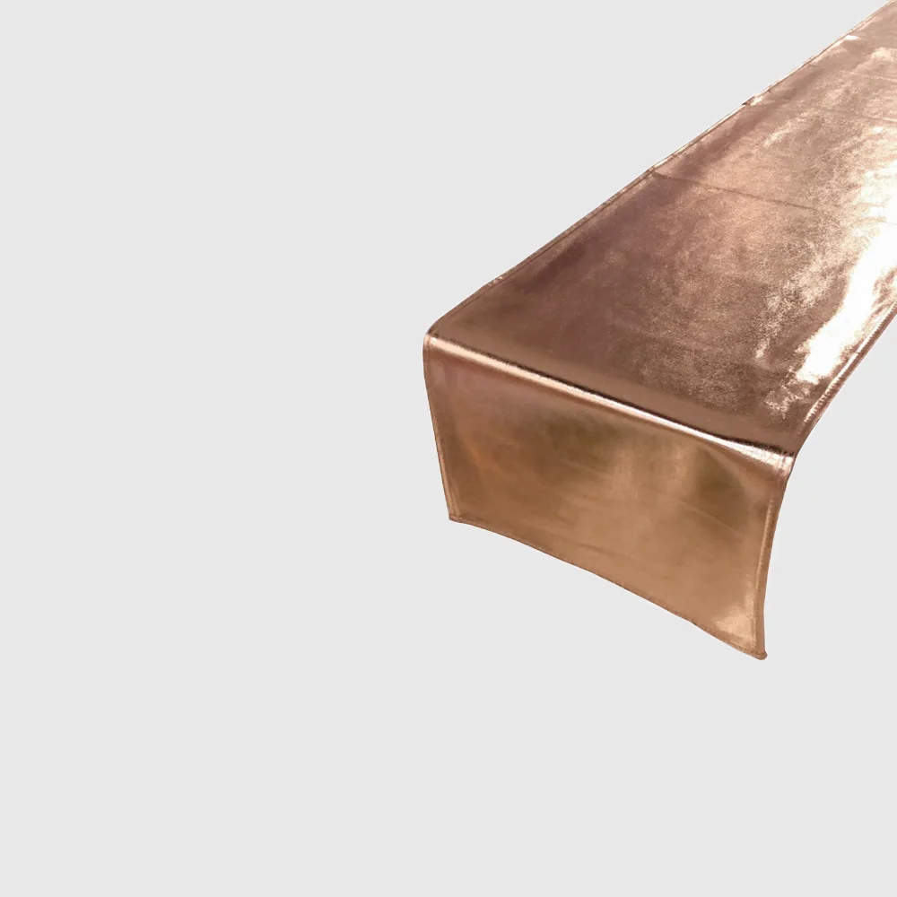 Свадебные туфли из метала золотого цвета Настольная дорожка 12x72 в & 12x108 для