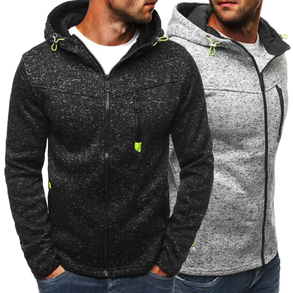 

S-3XL Sport Autumn Winter Warm Thickened Jacket Men Zipper Sweatshirt Hoodies Coat for Men Polyester coat fashion clothing hot