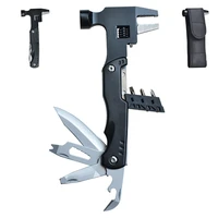 hammer stainless steel hatchet with knife bottle opener screwdriver survival accessories camping gear