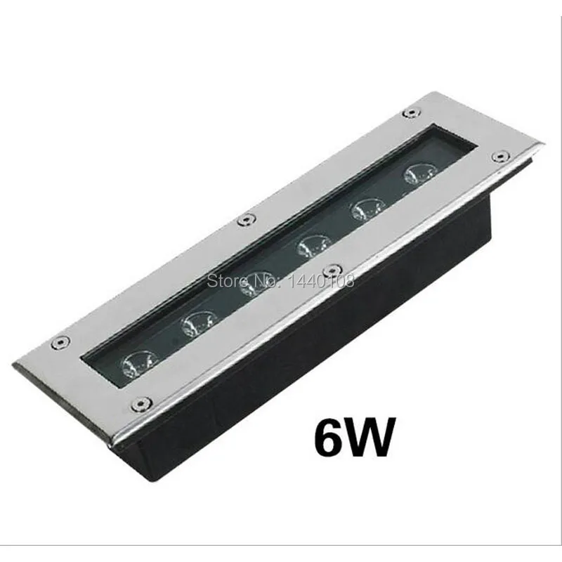

3pcs/lot New 6W Rgb LED Underground Lamp AC85-265V Outdoor Spot Floor Garden Yard LED Inground Light Led Deck And Stair Lights