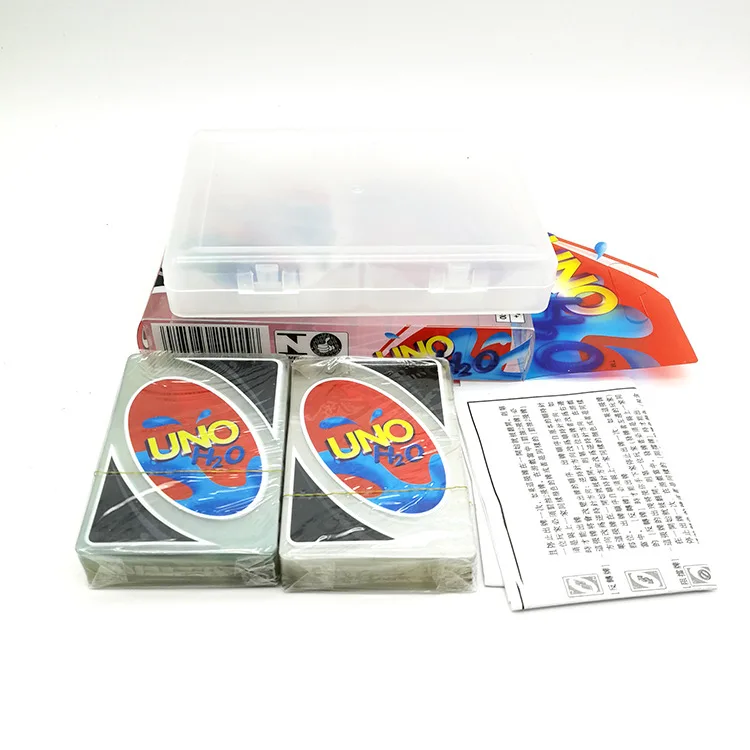 Mattel Games UNO карточная игра творческая прозрачная пластиковая игральная карта