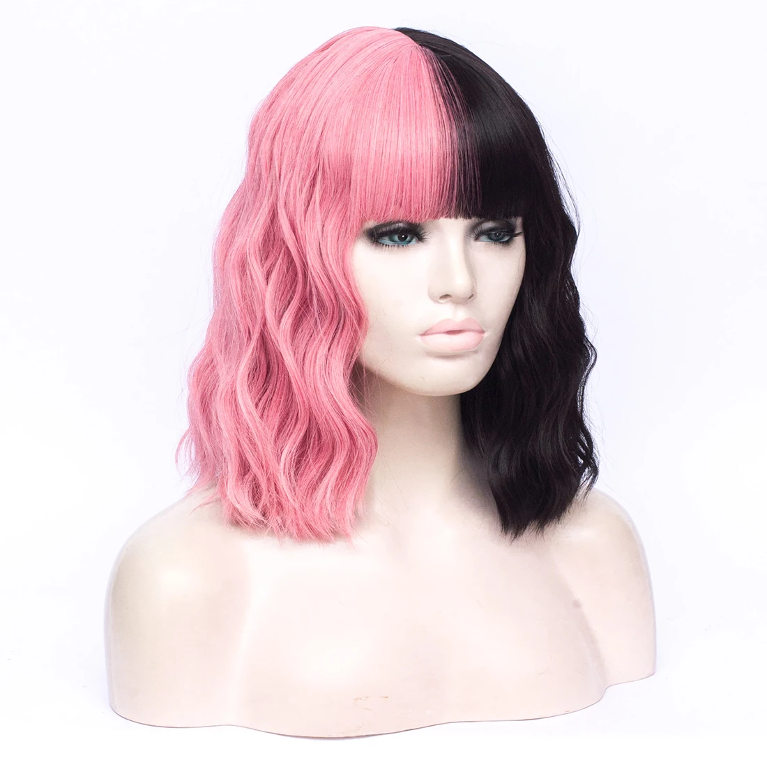 Similler натуральные волнистые синтетические волосы женские короткие парики омбре с