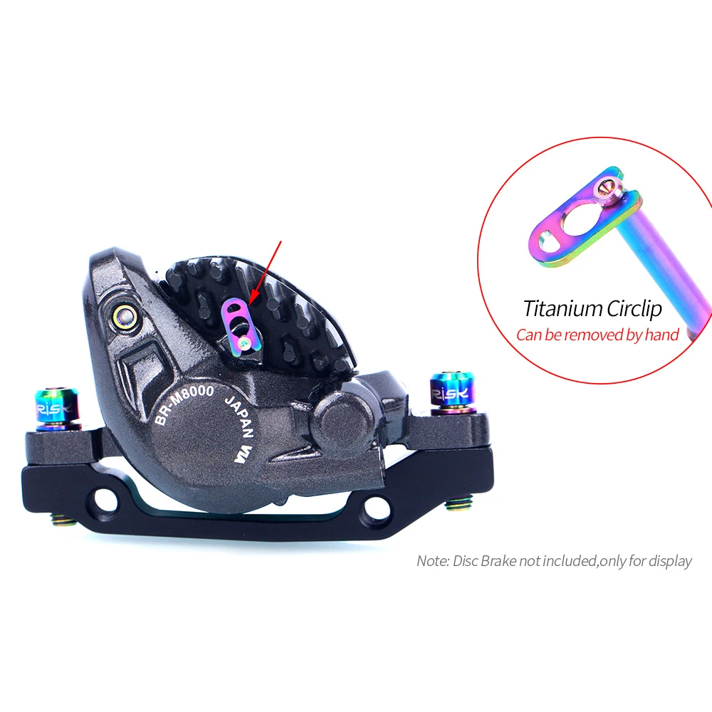 Титановый фиксирующий штифт с стопорным болтом для гидравлического дискового